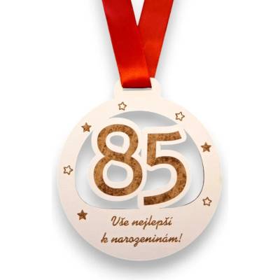 Vypálímti.cz výroba laserem Jubilení medaile XL 85