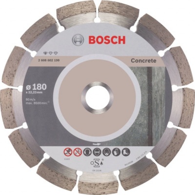 Bosch Diamantový kotúč 180 mm, Standard for Concrete (2608602199)