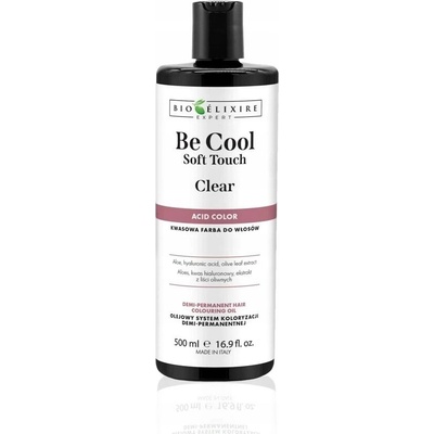 Bioelixire Tónovací přeliv Expert Be Cool Soft Touch Clear 500 ml