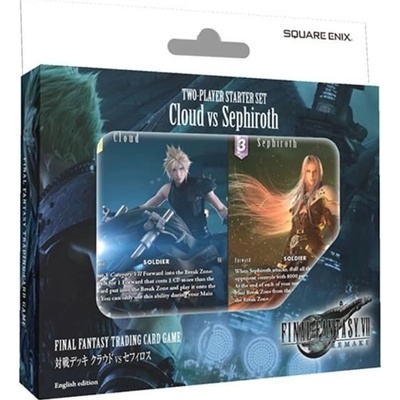 Square Enix Final Fantasy Versus Deck Cloud vs Sephiroth