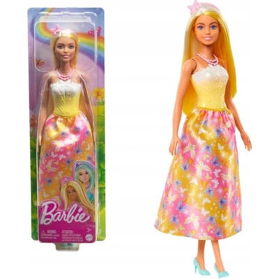 Mattel barbie Kráľovská so žltými blond vlasmi