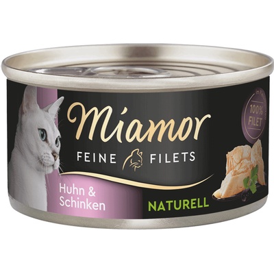 Miamor Feine Filets Adult kura so šunkou v želé 100 g