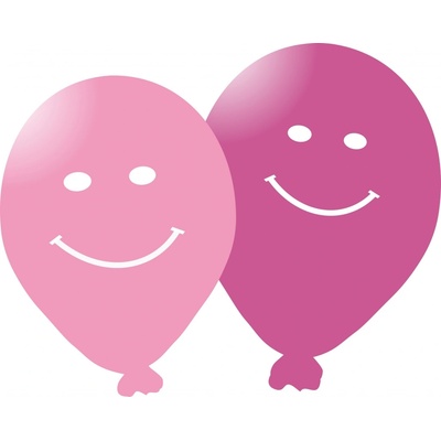 Balonky.cz Balonek smajlik růžový