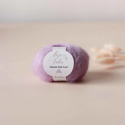Příze Mohair Soie Lace Lise Tailor Lila 25 g