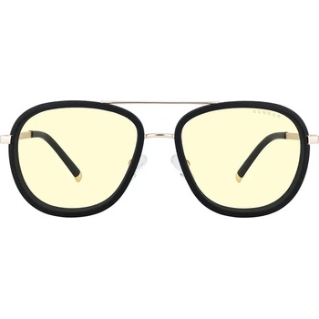 GUNNAR Компютърни очила Gunnar - Quantum Dume, златисти/черни, кехлибар (GUN-DME-02701)