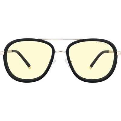 GUNNAR Компютърни очила Gunnar - Quantum Dume, златисти/черни, кехлибар (GUN-DME-02701)