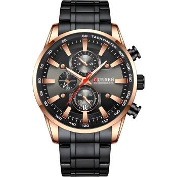 Curren Часовник curren na-14258 - Черен / Златен kp14258 (na-14258)