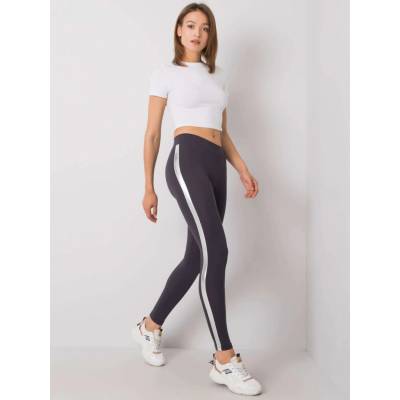 Fashionhunters Rue Paris leggings šedá