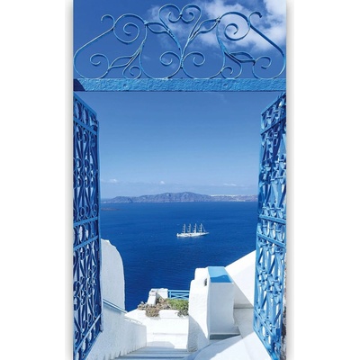 Textilomanie Fototapeta na dvere GREECE 86×200 cm