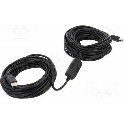 Delock 83557 USB 2.0 USB A vidlice USB B vidlice 20m černý