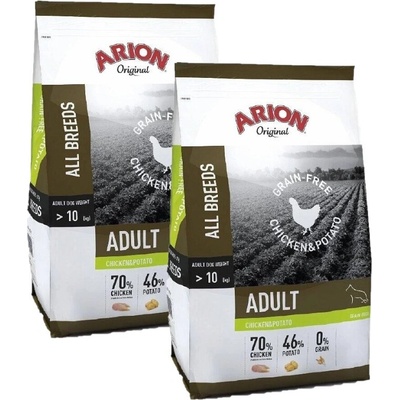 Arion Original Grain Free Chicken & Potato 2 x 12 kg