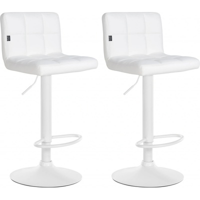 Design-Shop Feni koženka Bílá / bílá 2 ks