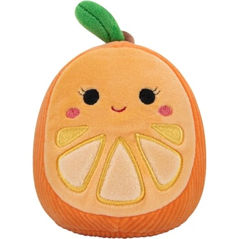 Jazwares Squishmallow Pets Dog Toy With Squeaky Sound Orange 18cm Fruit