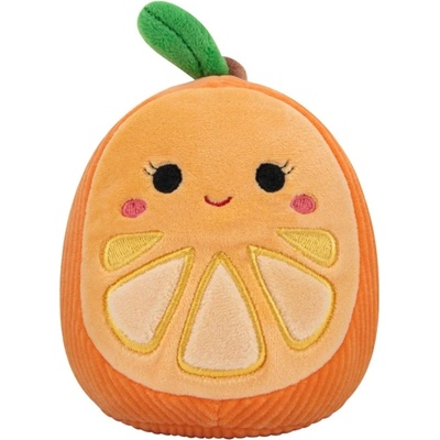 Jazwares Squishmallow Pets Dog Toy With Squeaky Sound Orange 18cm Fruit