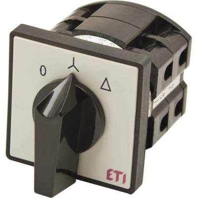 ETI Elektroelement, d.o.o. Vačkový prepínač s páčkou a čelnou doskou CS 40 12 U 0-Y-V 40A 004773135