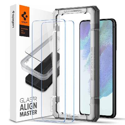 Стъклен протектор Spigen Alm Glas. TR, 2-Pack за Samsung Galaxy S21 FE, Прозрачен (20331-0)