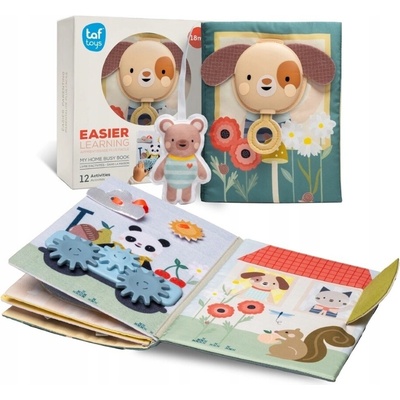 TAF TOYS Knížka s aktivitami My Home Busy Book