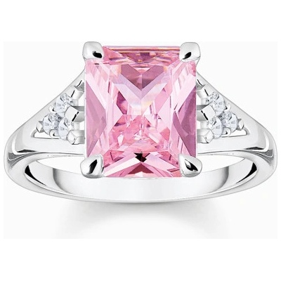 Thomas Sabo Prsten Pink and white stones TR2362 051 9