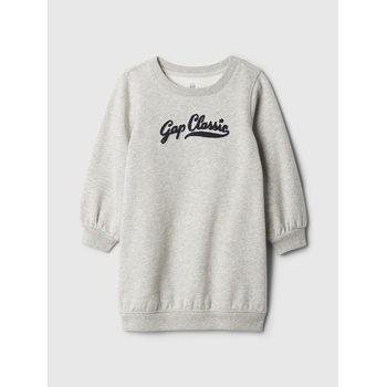 GAP Бебешка суитшърт рокля с лого GAP GAP | Siv | Момичешки | 92