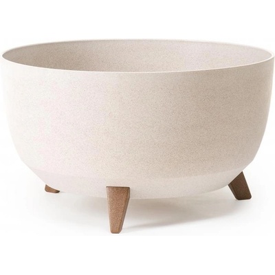 LAMELA Kvetináč ROMA ECO WOOD 47 cm, bielý