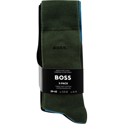 Boss Мъжки чорапи Boss Boss Bodywear Uni Colour Socks Mens - Nvy/Blk/Blu965
