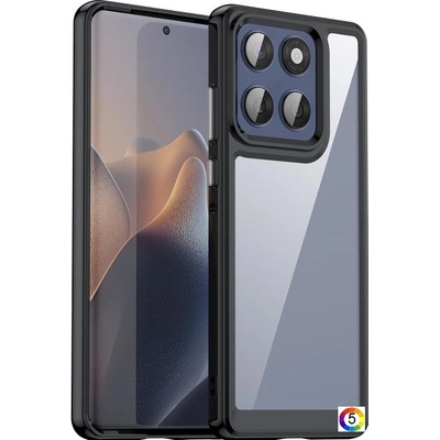 Motorola Edge 60 Fusion Colorful TPU + Acrylic Удароустойчив Калъф и Протектор