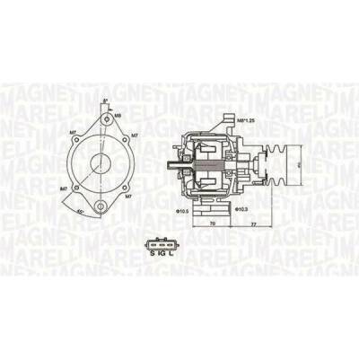 generátor MAGNETI MARELLI 063731367010