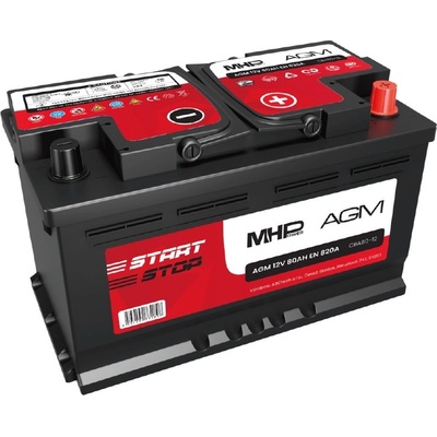 MHPower Start-Stop AGM 12V 80Ah 820A CBA80-12
