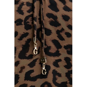 GUESS Блуза Guess NEW JOSETTE дамска в кафяво с десен W5BH74 WGLA2 (W5BH74.WGLA2)