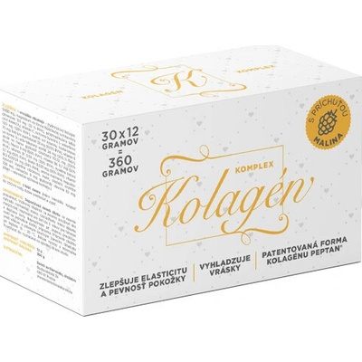 Kolagén Komplex malina vrecúška 30 x 12 g