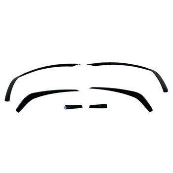 Добавка предна броня за Mercedes C-Class W204 (2007-2013) - черен гланц (A-BENZ-018)
