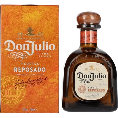 Don Julio Tequila Reposado 100% de Agave 38% 0,7 l (kartón)