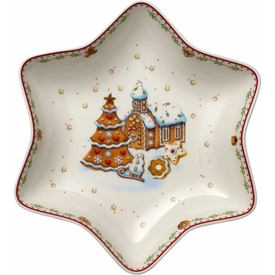 Villeroy & Boch Winter Bakery Delight misa v tvare hviezdy Dedinka 24,5 cm