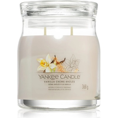 Yankee Candle Vanilla Crème Brűlée ароматна свещ 368 гр