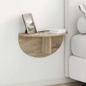 vidaXL Стенен рафт Монтиране на стена Сонома дъб 48 x 24 x 24 см (891432)