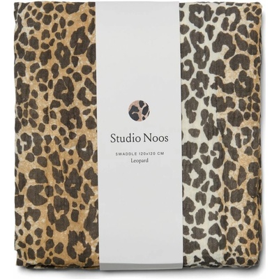 STUDIO NOOS SWADDLE ZAVINOVAČKA Print Large Leopard