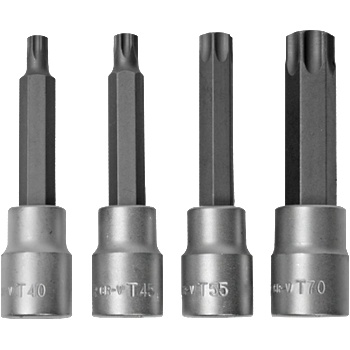 Topmaster Professional Вложки с накрайник комплект 1/2" T40-T70 CR-V Topmaster 330322