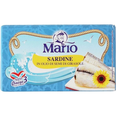 Mario sardinky v slnečnicovom oleji 125g