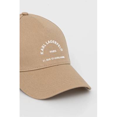 Karl Lagerfeld Памучна шапка с козирка Karl Lagerfeld K/RSG (A1W33201)