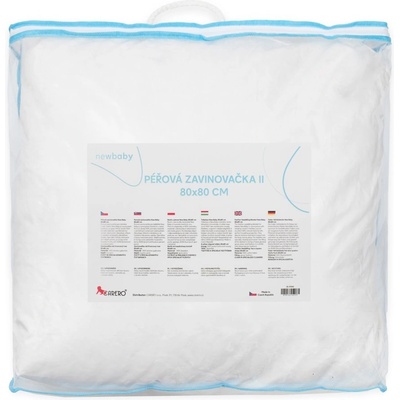 New Baby Luxusní péřová zavinovačka péřová výplň – Zboží Mobilmania
