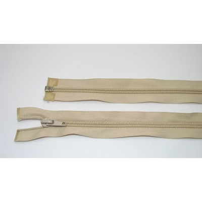 Zips špirála deliteľný 5mm - dĺžka 70cm,béžový