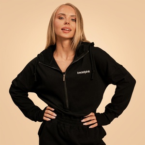 GymBeam BeastPink Дамски гащеризон Bliss Black XS