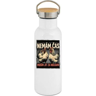 123TRIKO termoska Nemám čas, musím jít za holkami, slepice 500 ml