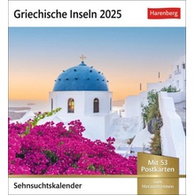 Griechische Inseln Sehnsuchts Wochen mit 53 Postkarten 2025