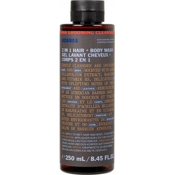 Korres Athenian Grooming šampón a sprchový gél 2 v 1 pre mužov 250 ml