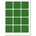 CDRmarket Самозалепващи етикети 60 x 60 mm, 12 етикети A4, 20 чаршафи, зелен (R0ECO.6060GREEN)
