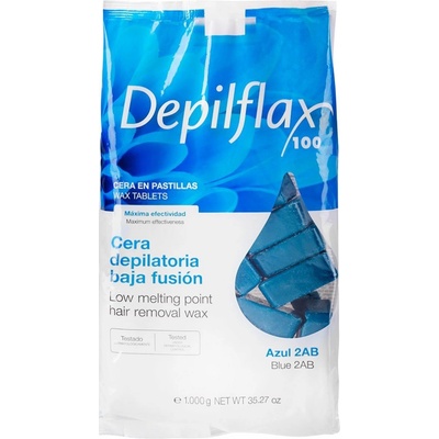 DEPILFLAX Depilační vosk tvrdý 1 kg AZULEN
