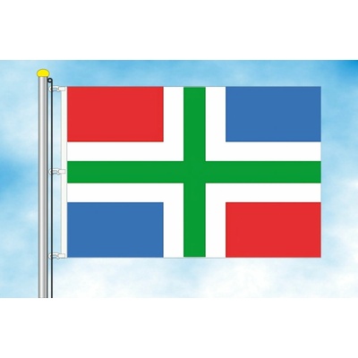 LIBEA, s.r.o. Groningen vlajka Rozměr: 40×60 cm, Uchycení: Karabiny na stožár