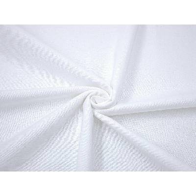 Mirtex Látka FLANEL 150/100 Bílá šíře 150cm