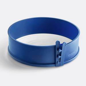 coox Силиконова форма COOX с порцеланова основа в син цвят - Ø26 х h7 см (COOX 1603-311)